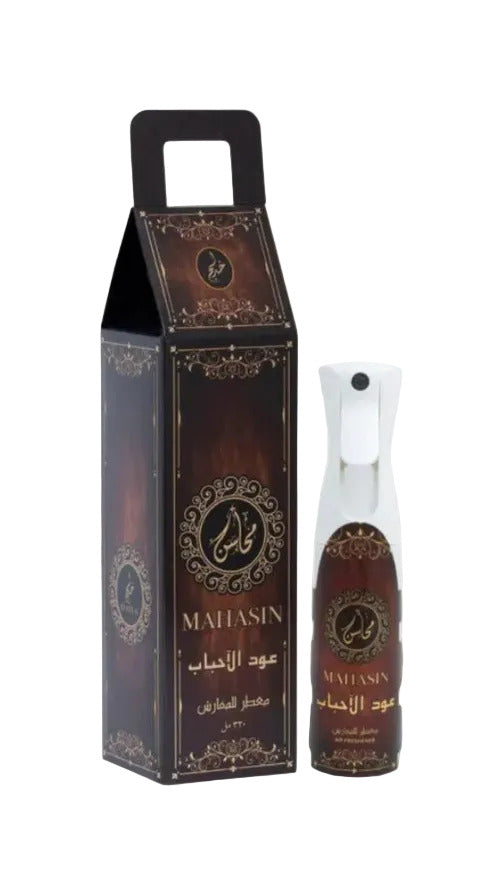 FRESH MAHASIN OUD AL AHBAB AIR FRESHENER 320ML KHADLAJ
