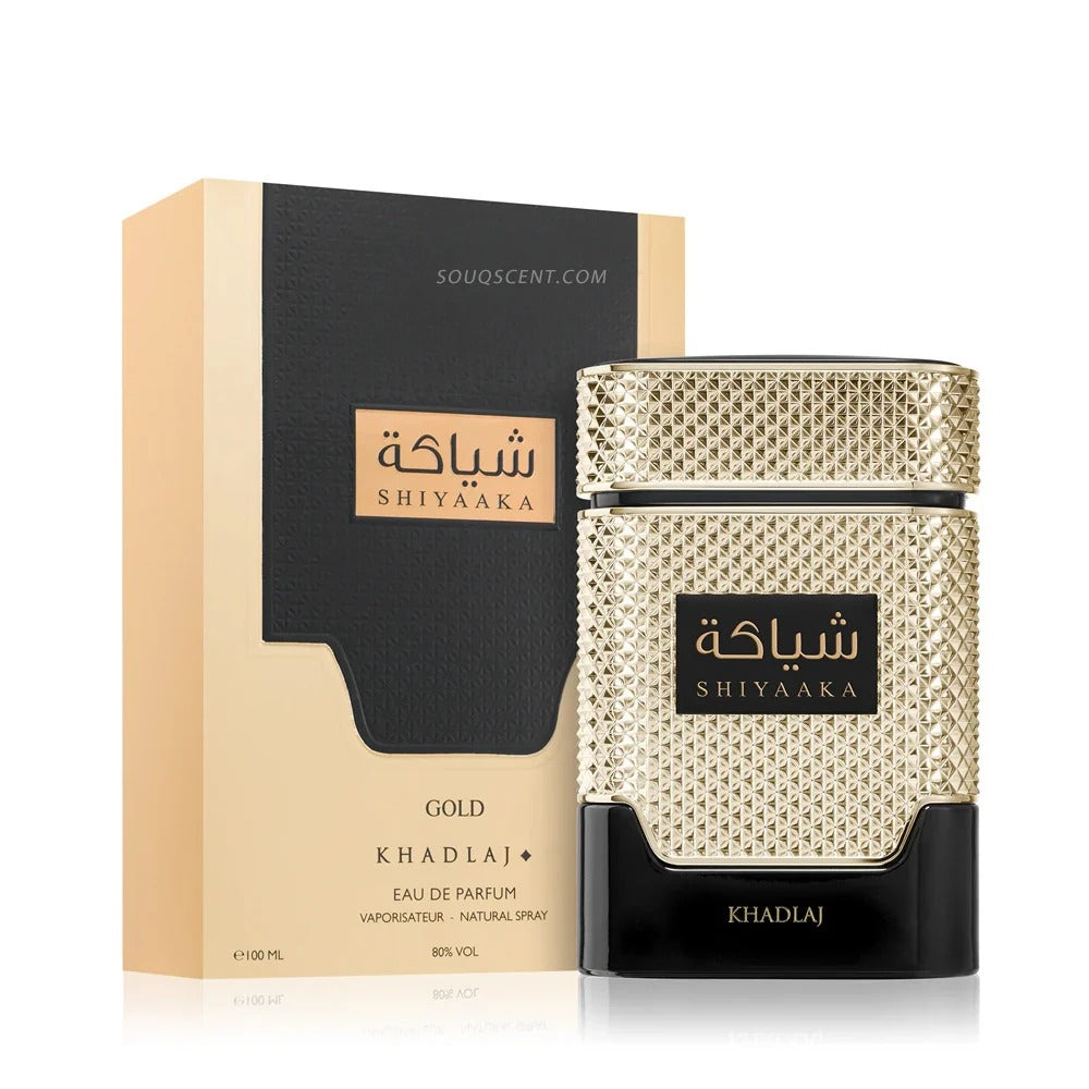 KHADLAJ SHIYAAKA GOLD EDP 100ML alkhaleejscents