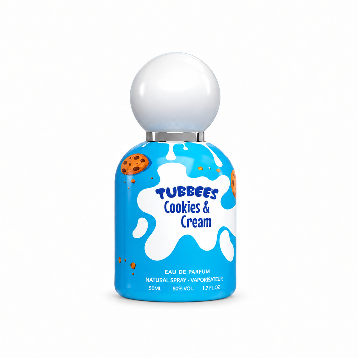 TUBBEES COOKIES & CREAM 50ml bottle on white background